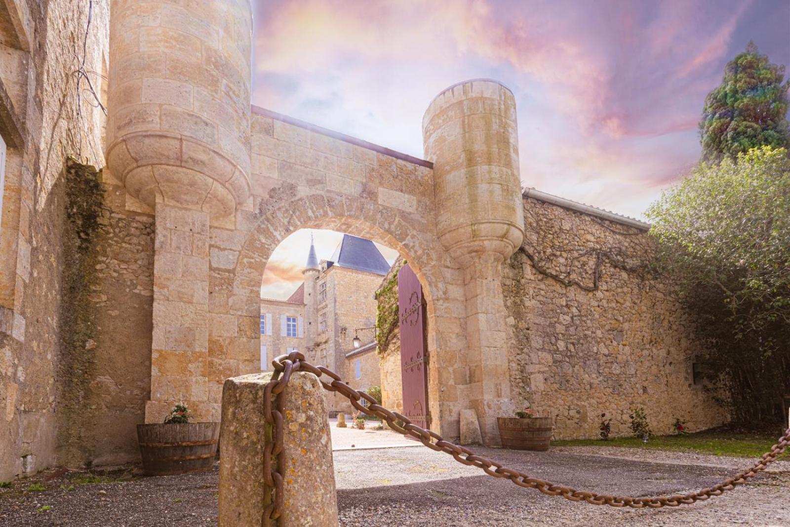 Chateau De Mons Armagnac Caussens Exteriör bild